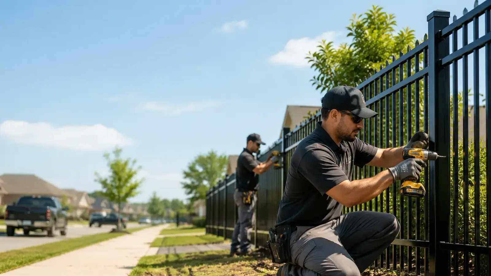 Metal Fence Installation in Satin, TX